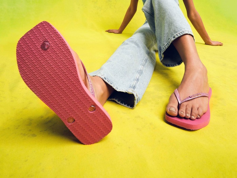 Ojotas havaianas 2024 mujer con taco