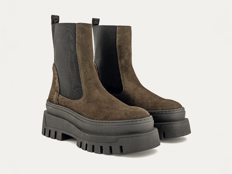 Chocolate emerges as a defining color trend in footwear