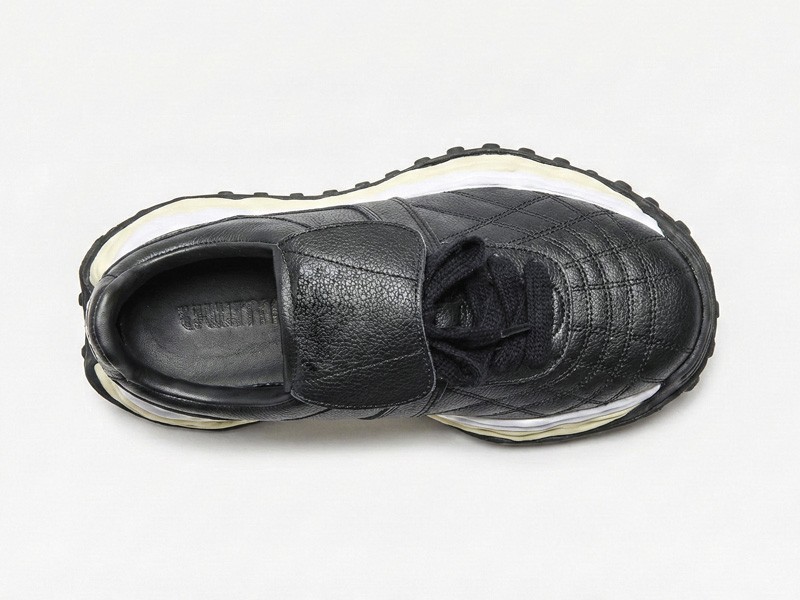 Retro futsal-inspired footwear as urban sneakers