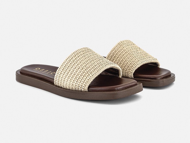 Chanclas entretejidas