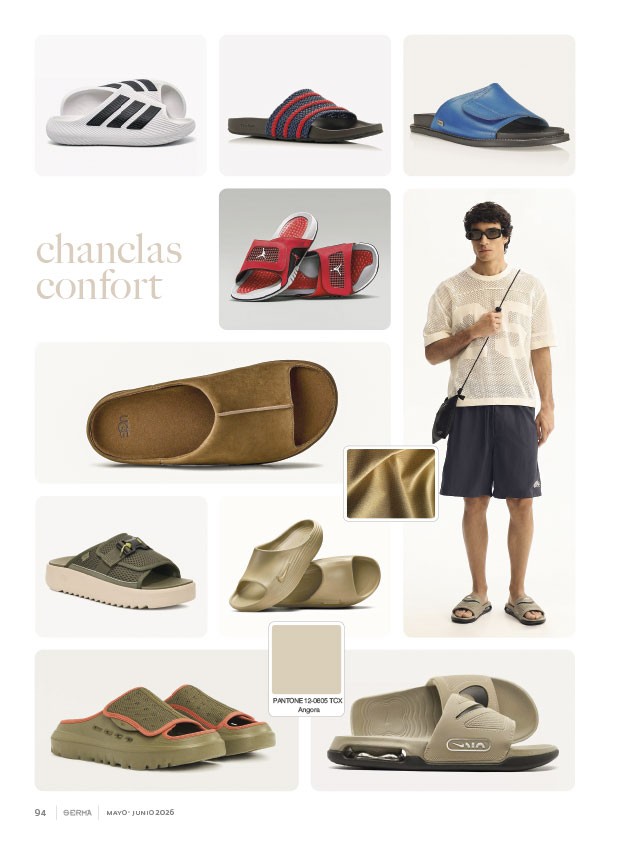 Chanclas comfort priorizan fajas amplias y bases robustas