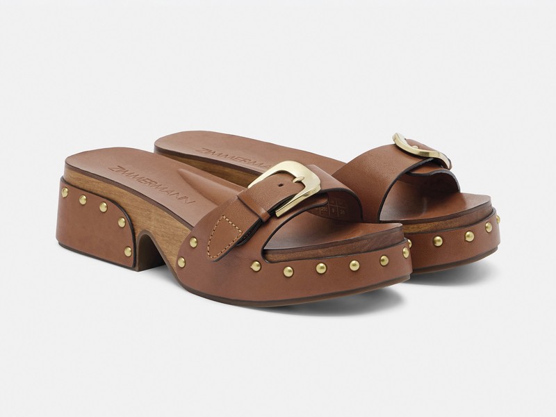 Straps and buckles shape uppers for summer sandals