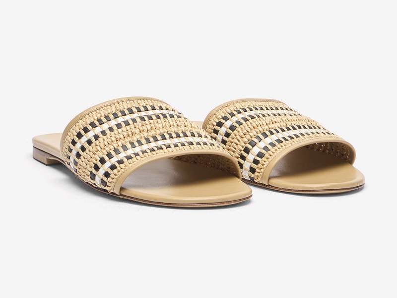 Straps and buckles shape uppers for summer sandals