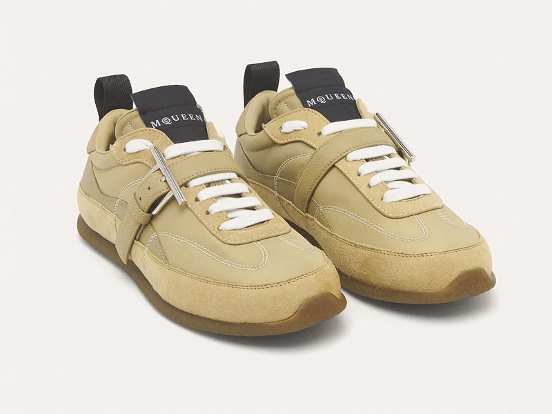 SNEAKERS CLASICAS MUJER CALZADO TENDENCIA PRIMAVERA VERNAO 2026 2027 SERMA167mcqueen-EC1T-Bar-brown-sneakers-2.jpg Retro sneakers strengthen gum soles and sporty color