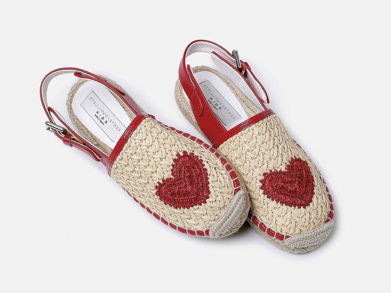 Open children's shoes