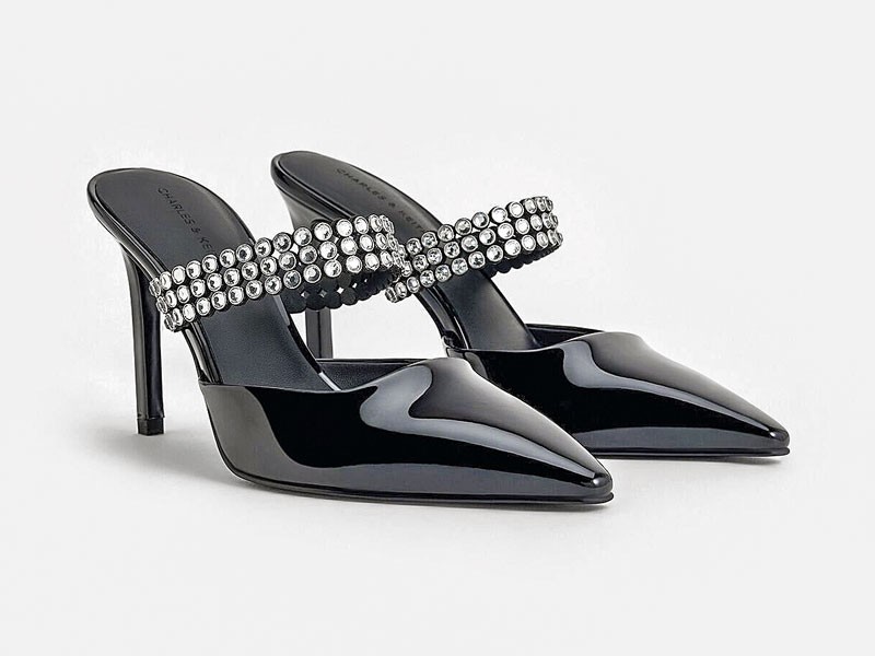 High heel mules