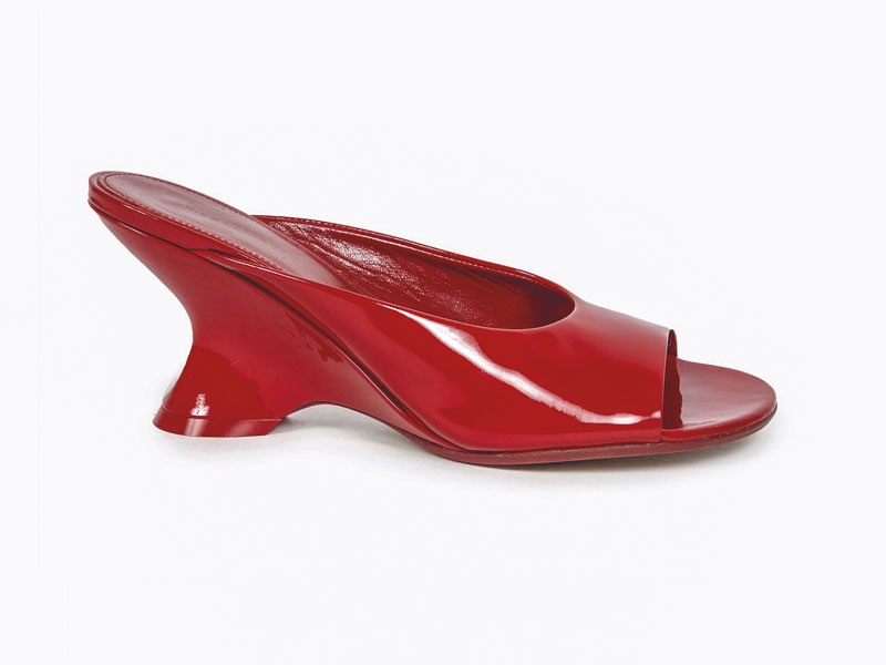 High heel mules