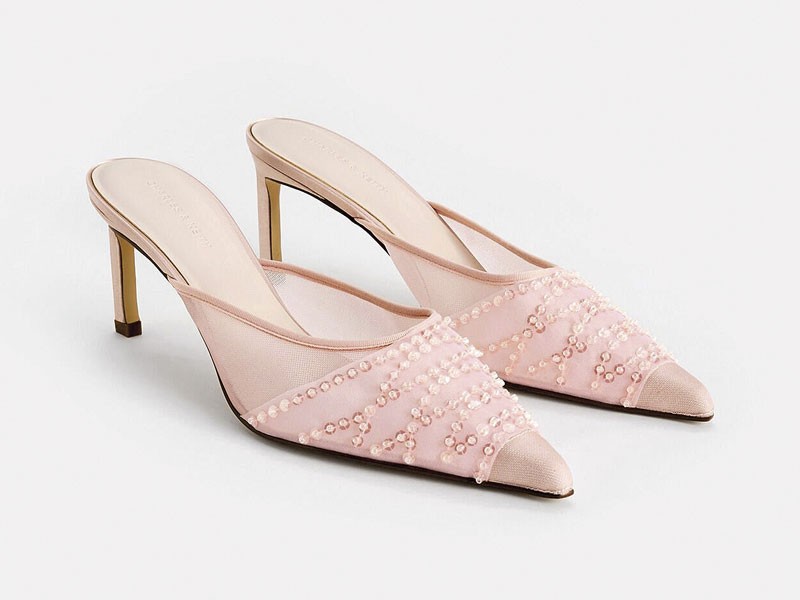 High heel mules