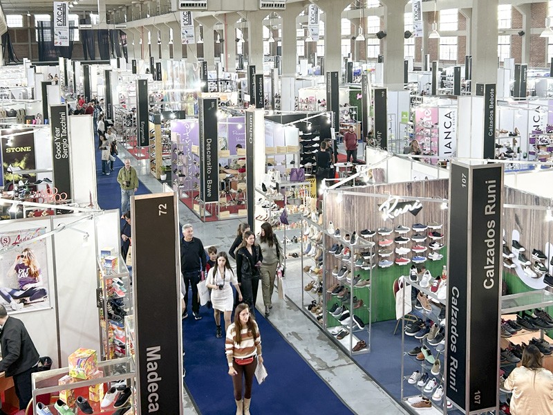 What happened in the last footwear fairs in Argentina?