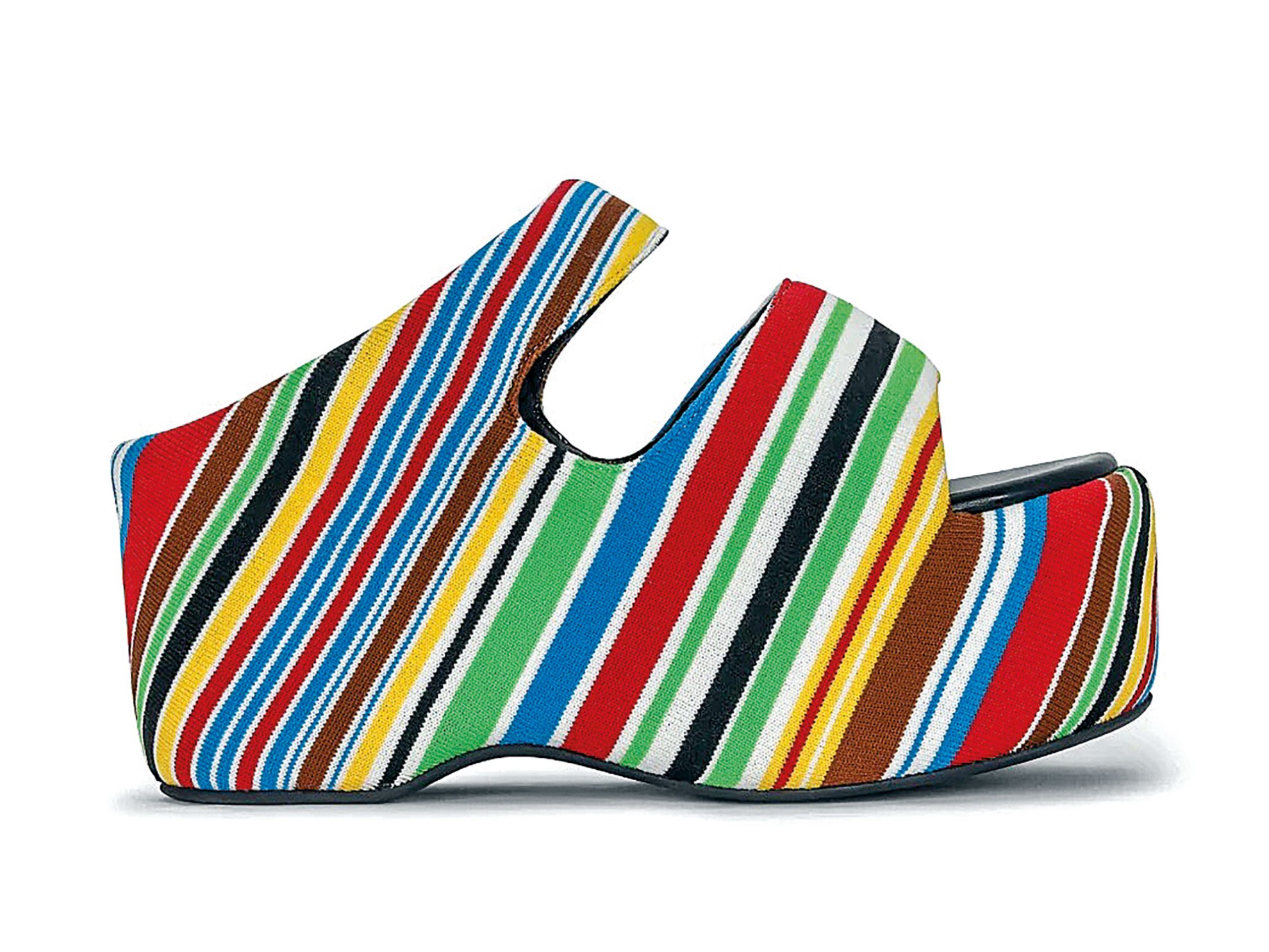 Sandals and slides with platforms