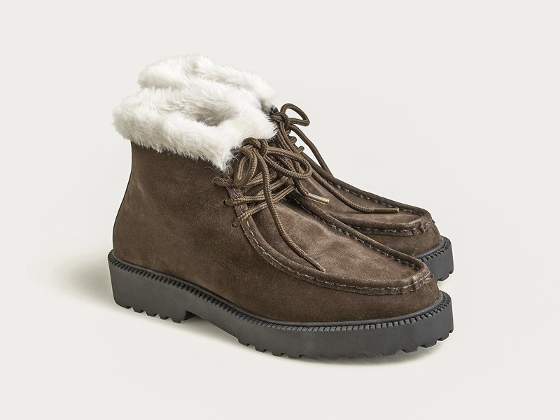 Chocolate emerges as a defining color trend in footwear