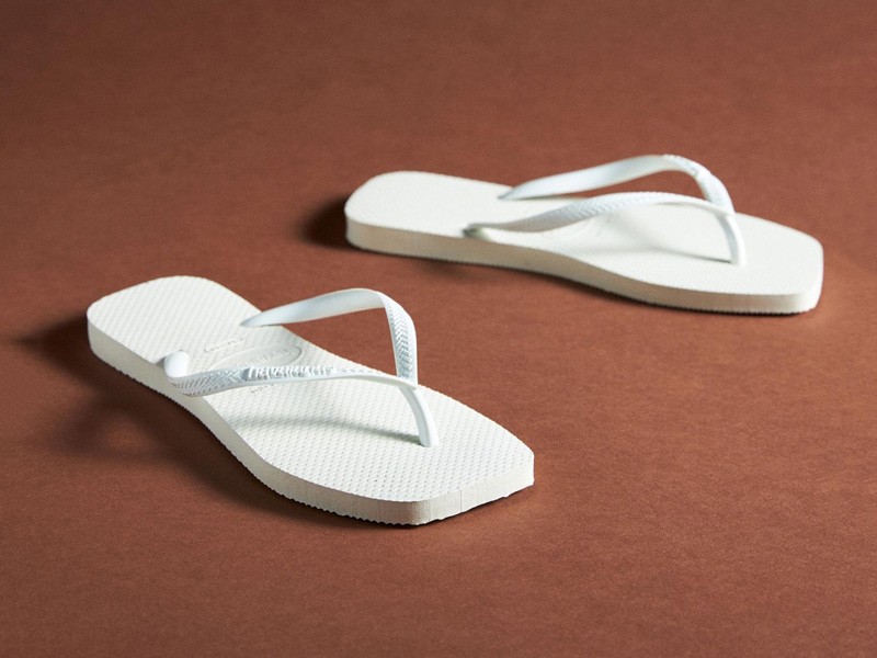 HAVAIANAS gets a makeover! Introducing square toe-ends!