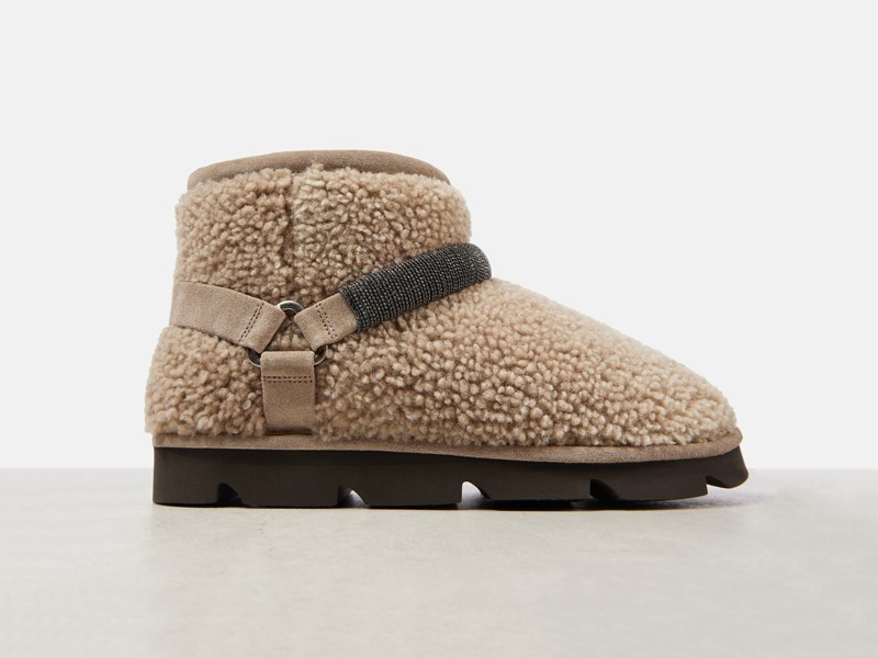 FURS AND HIDES: Among the favorites for winter footwear