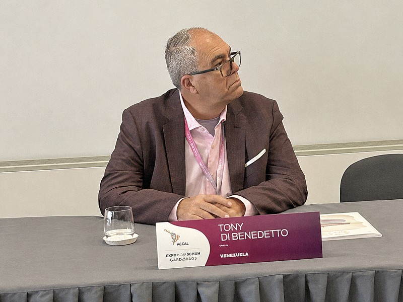Tony Di Benedetto. President of CAVECAL - Venezuelan Footwear Chamber.