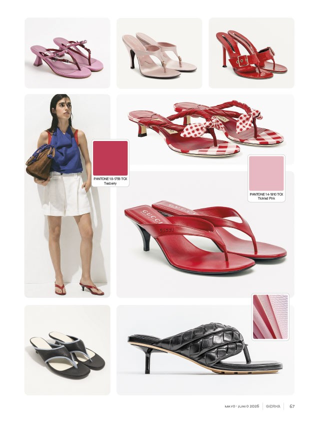 SERMA157-FLIPBOOK-67.jpg High flip-flops elevate minimal straps with precise heels
