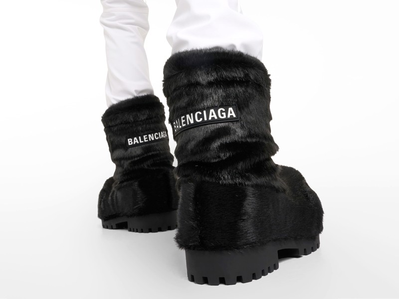 FURS AND HIDES: Among the favorites for winter footwear