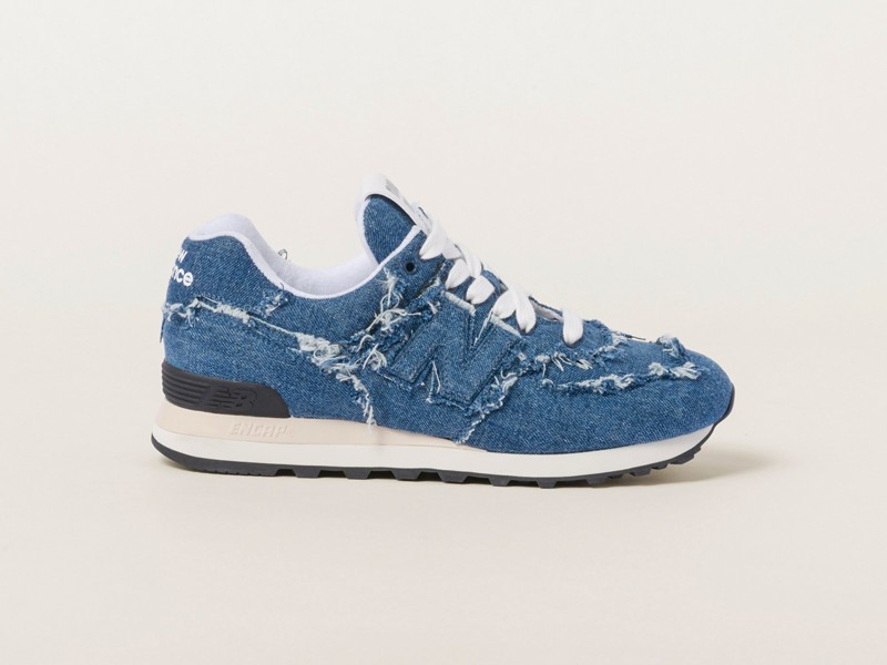 The frayed sneakers by NEW BALANCE and MIU MIU