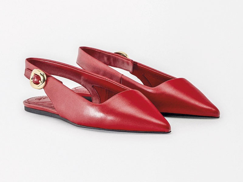 Low slingback shoes