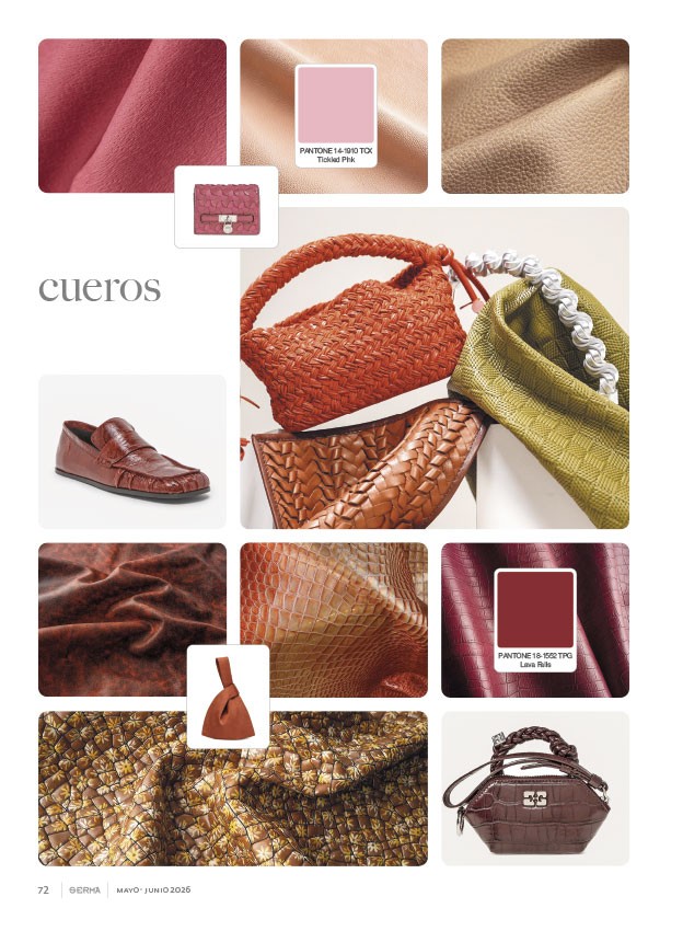 SERMA157-FLIPBOOK-72.jpg Leathers emphasize textures, color and woven surfaces
