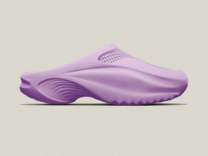 ZUECOS INYECTADOS MUJER CALZADO TENDENCIA PRIMAVERA VERNAO 2026 2027 SERMA167WhiteLotus-2025-016_LATERAL_LILA.jpg Injected clogs expand volume, color and relief
