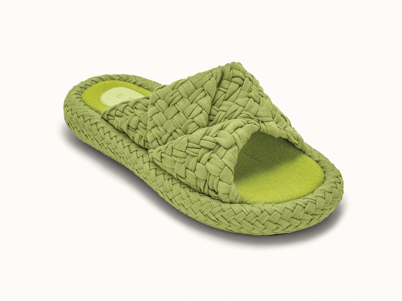 Chanclas entretejidas