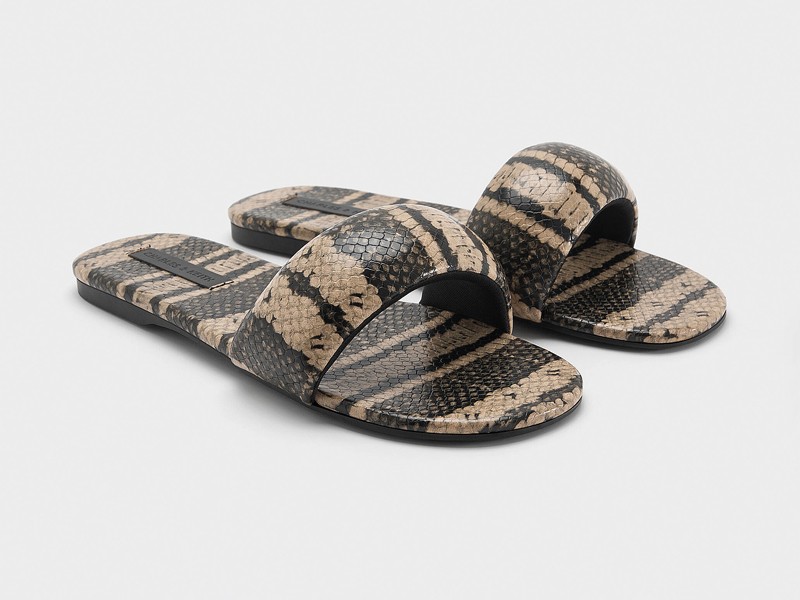 Straps and buckles shape uppers for summer sandals