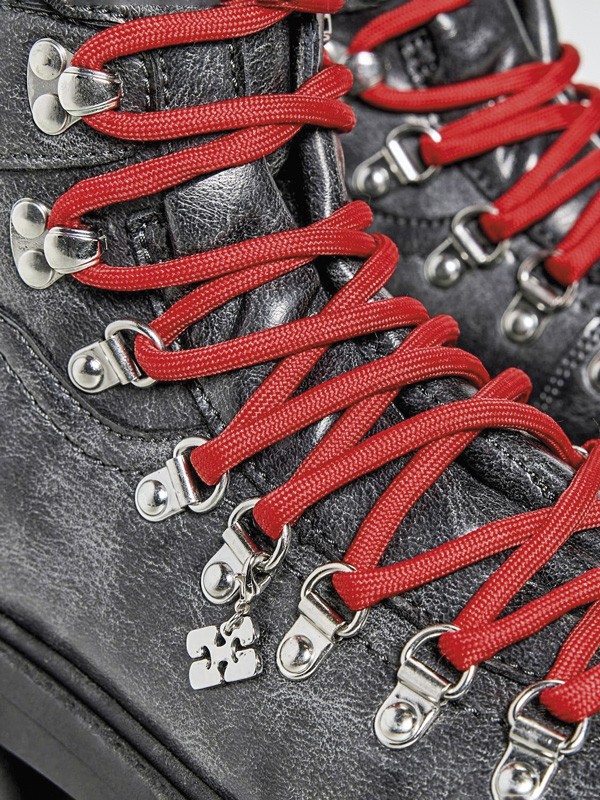 Men’s outdoor footwear with mid shafts and high-traction soles