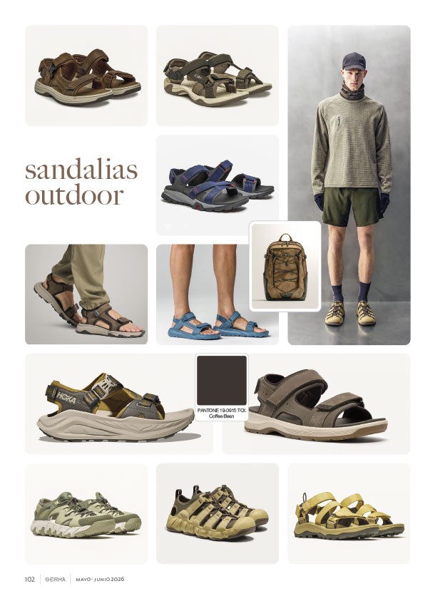 Sandalias outdoor refuerzan tiras, ajuste y suelas robustas