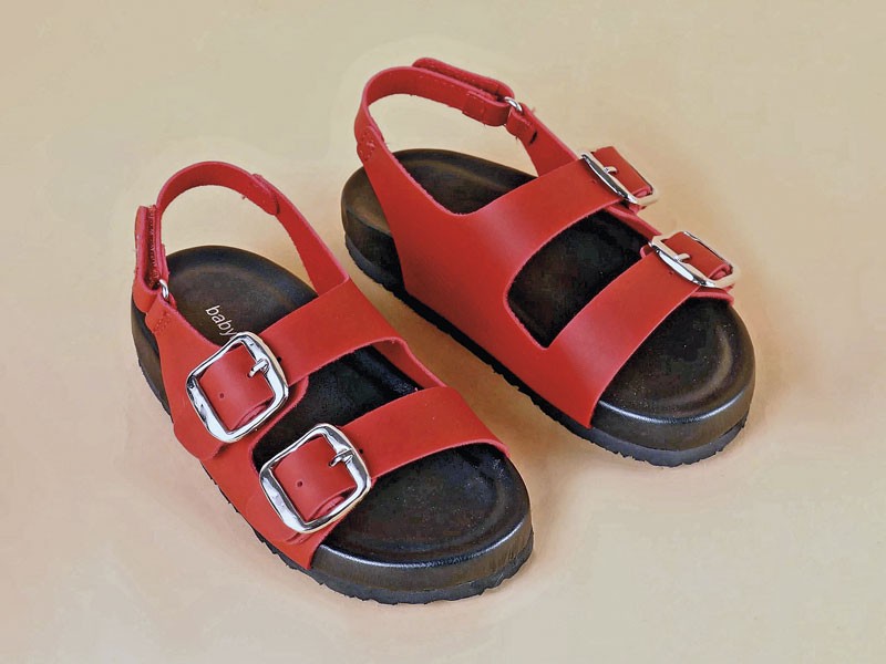 Open children’s shoes