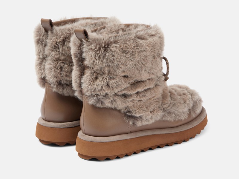 FURS AND HIDES: Among the favorites for winter footwear