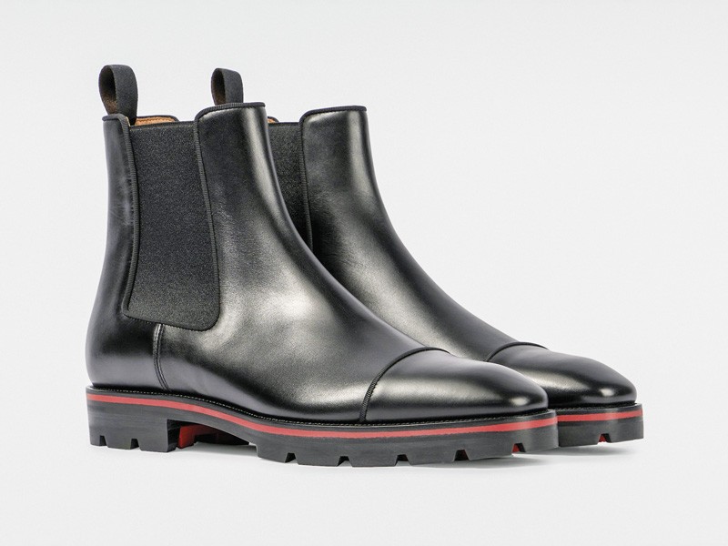 Botines Chelsea y de vestir para hombre en cuero liso