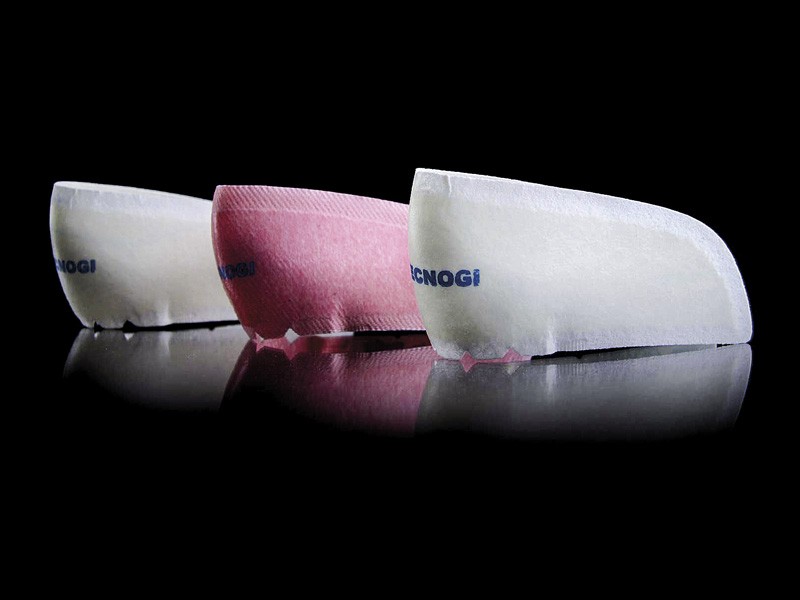 Toe caps and counters by TECNOGI: biodegradable materials 