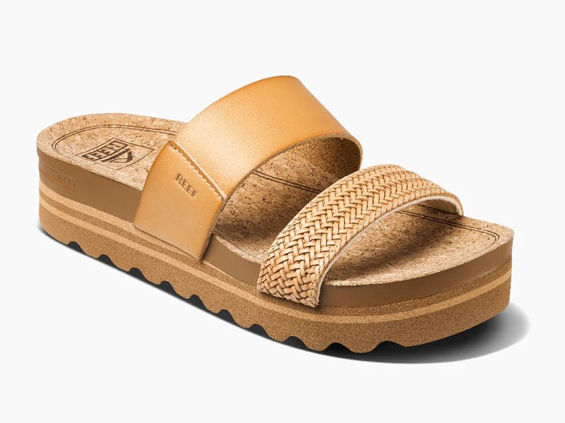 SPRING-SUMMER 23/24. The new REEF slides: made of EVA and cork, with an anatomical insole