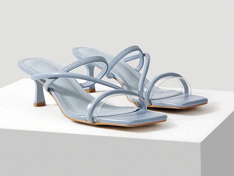High-heeled sandals