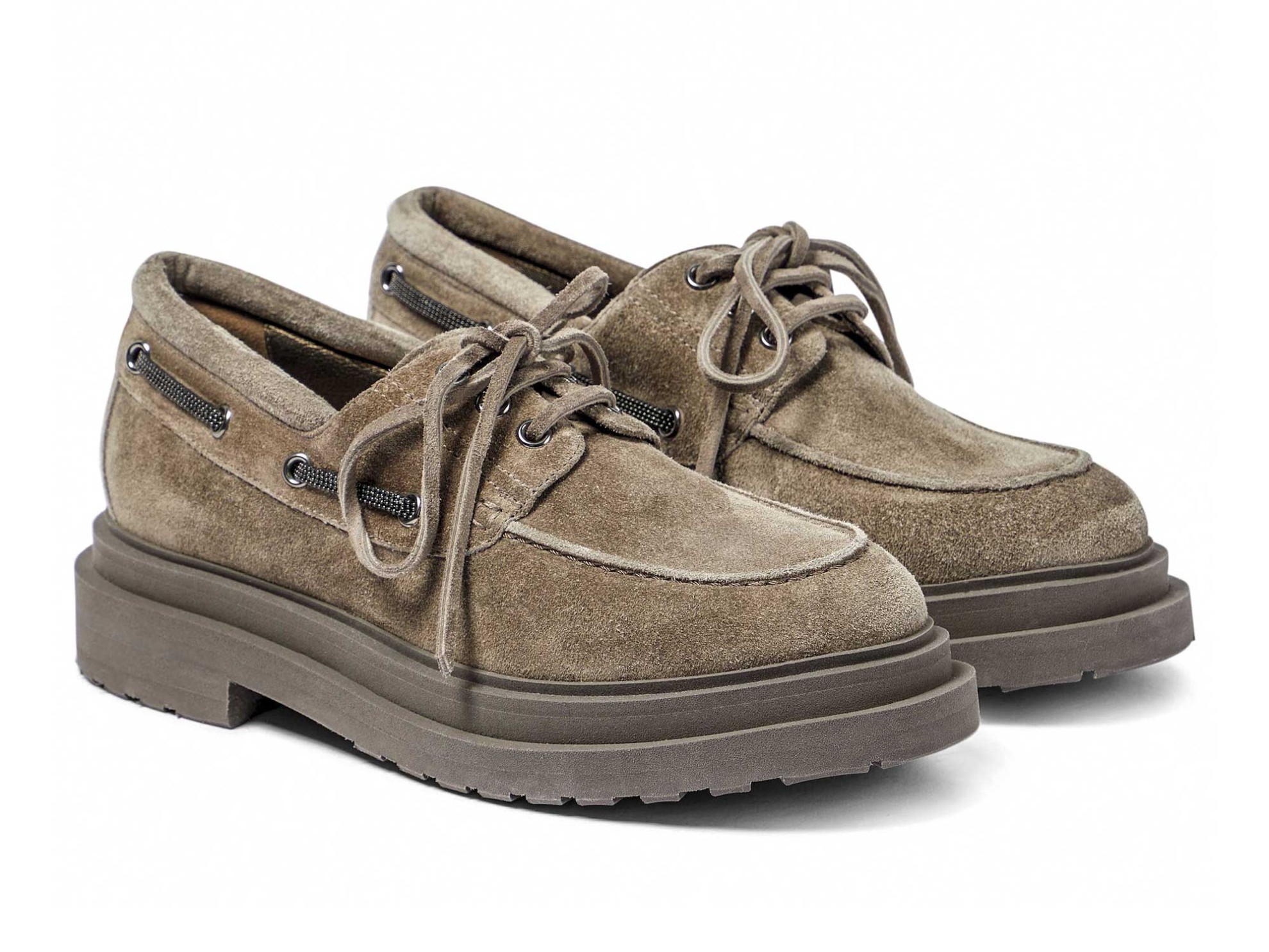 Zapatos bajos acordonados 