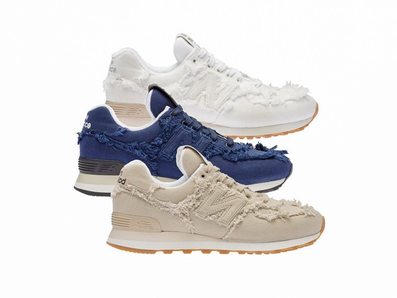 The frayed sneakers by NEW BALANCE and MIU MIU