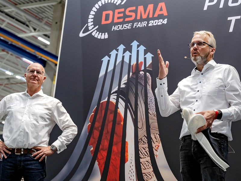 DESMA unveils revolutionary system for manufacturing ultra-lightweight soles