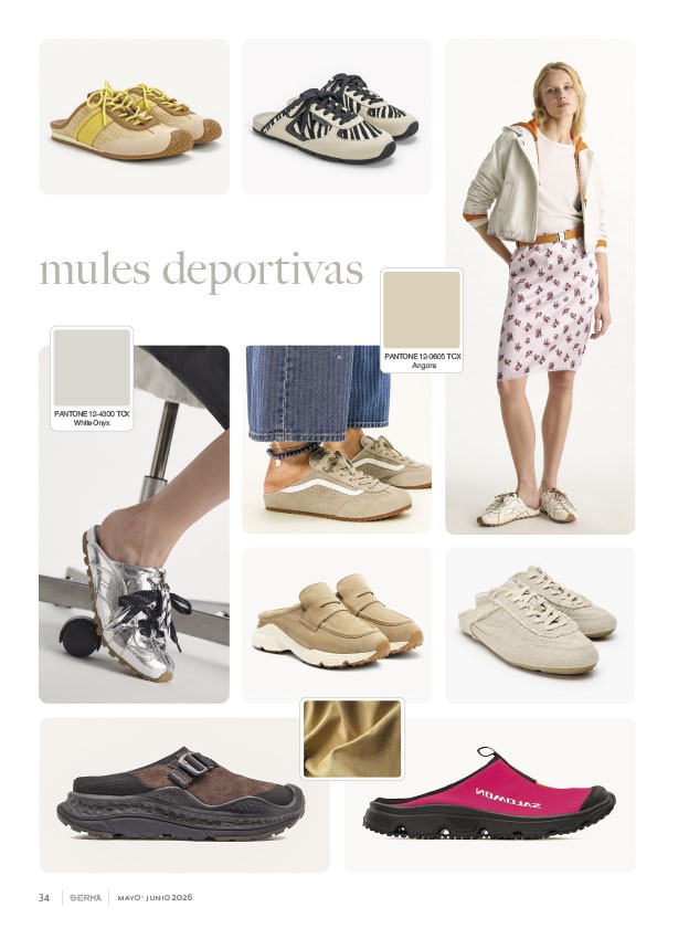 Mules deportivas fusionan talón abierto y sneaker