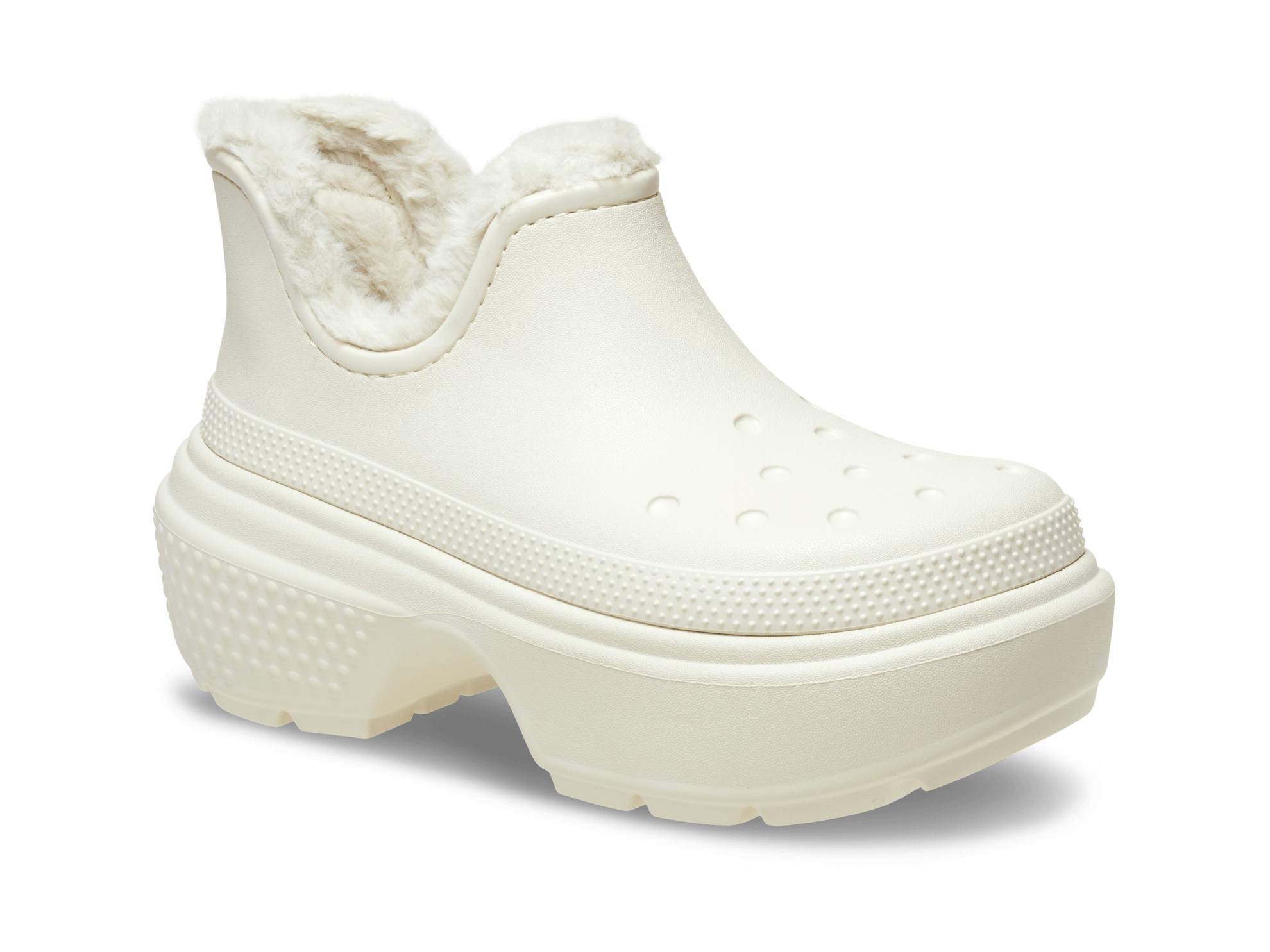 CROCS winter trend: injected booties with warmth