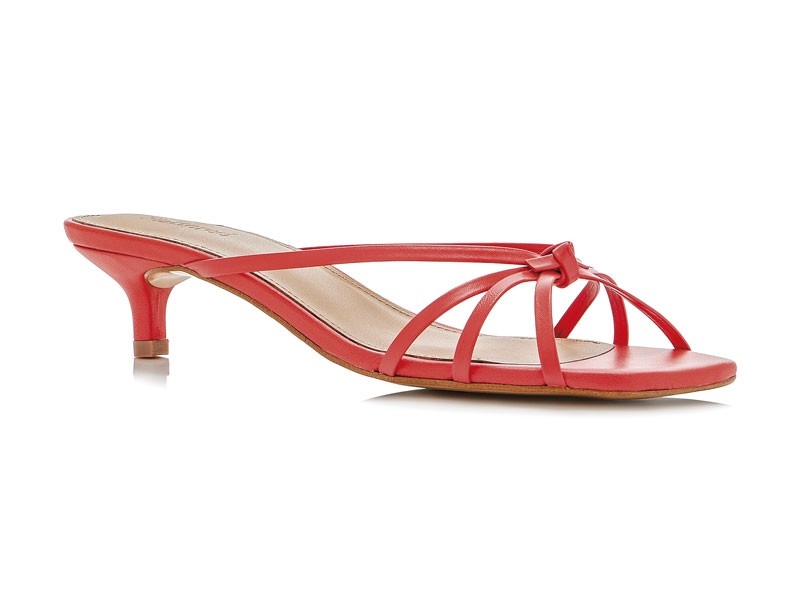High-heeled sandals