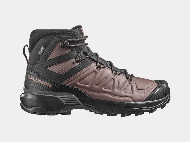Men’s outdoor footwear with mid shafts and high-traction soles