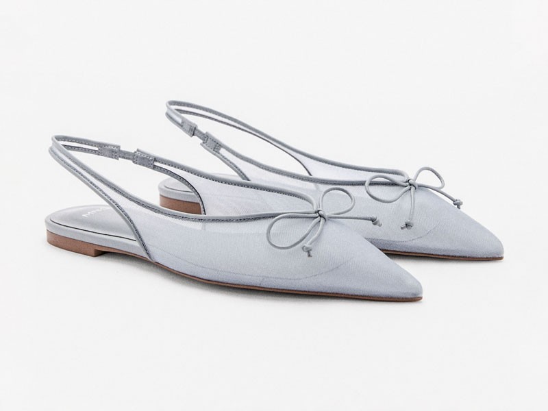 Flat slingback shoes