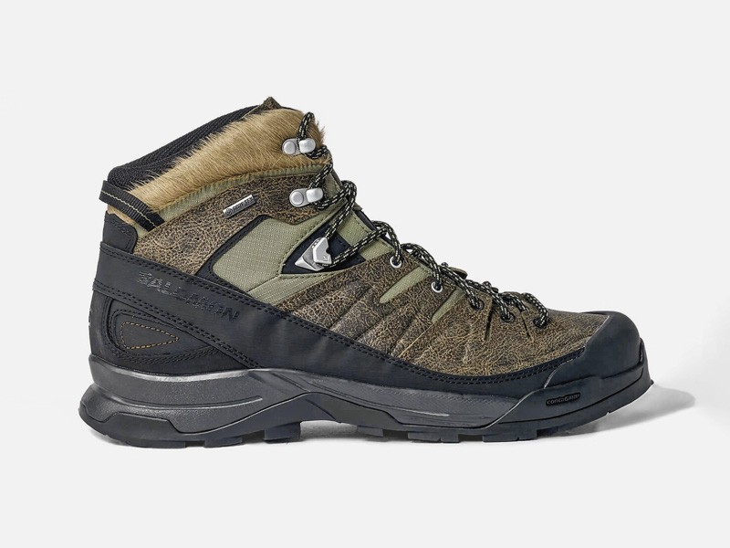 Men’s outdoor footwear with mid shafts and high-traction soles