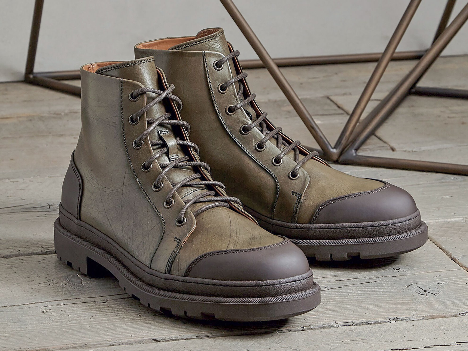 BRUNELLO CUCINELLI: "Made in Italy" heavy duty boots