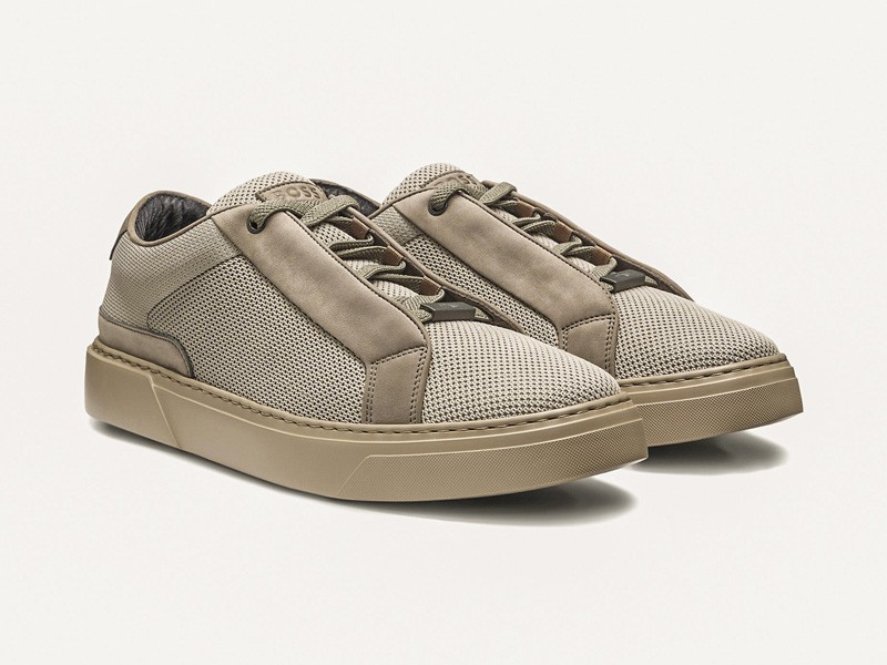 SNEAKERS ZAPA ZAPATILLA RETRO SLIM CALZADO TENDENCIA PRIMAVERA VERNAO 2026 2027 SERMA167hbeu50556475_077_200.jpg Men’s sneakers strengthen greens, gum soles and low profiles