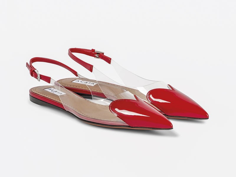 Low slingback shoes