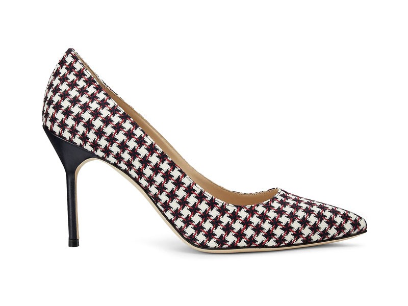 Closed high-heeled shoes