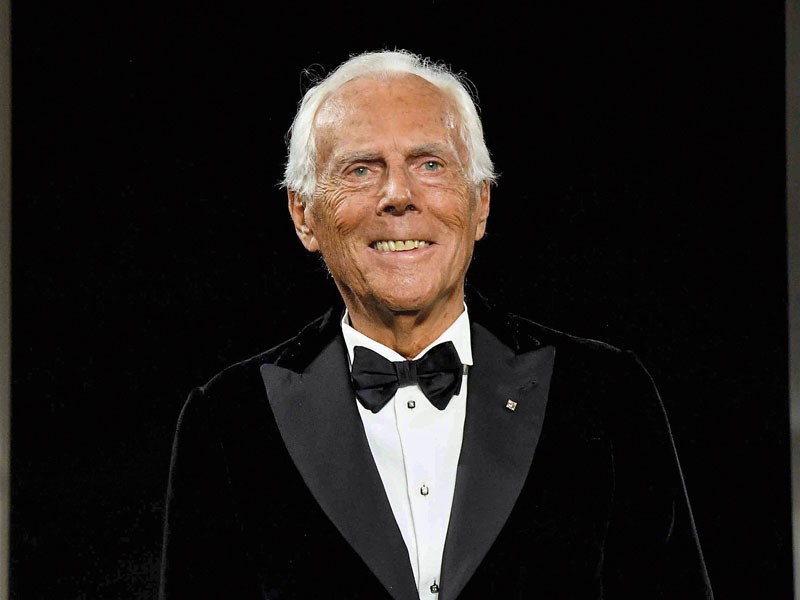 El imperio de la moda creado por Giorgio Armani, con destino a manos de grandes grupos empresarios internacionales.
