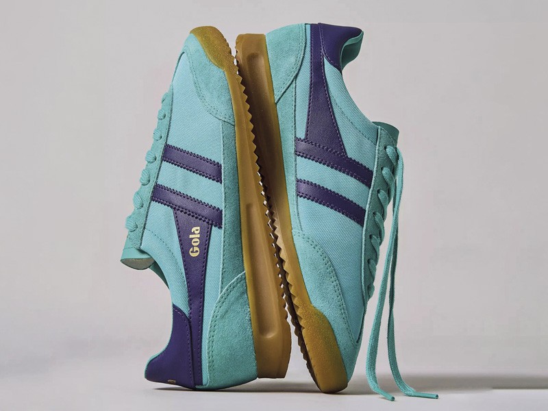 Retro futsal-inspired footwear as urban sneakers