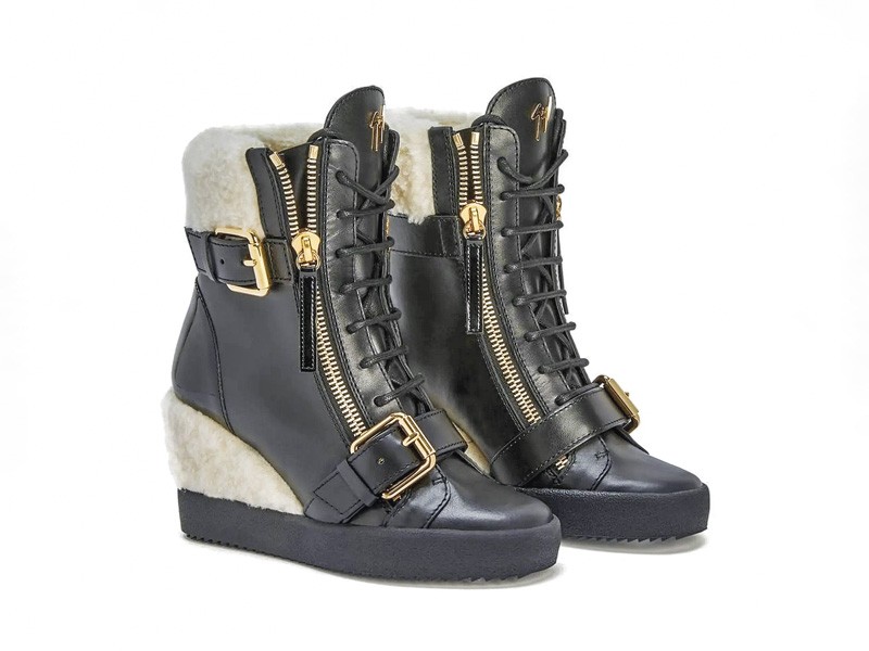 Botinetas acordonadas de vestir con herrajes